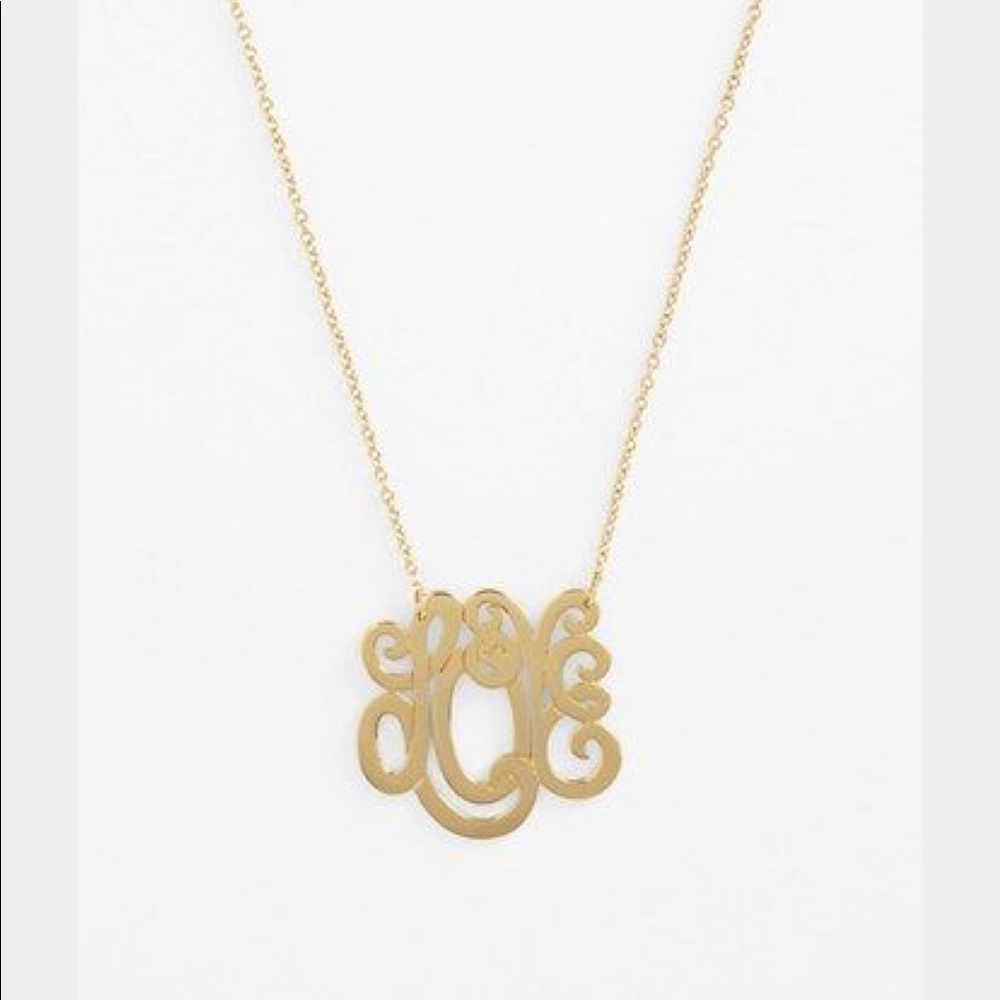 Ariella Nordstrom Gold Monogram Pendant